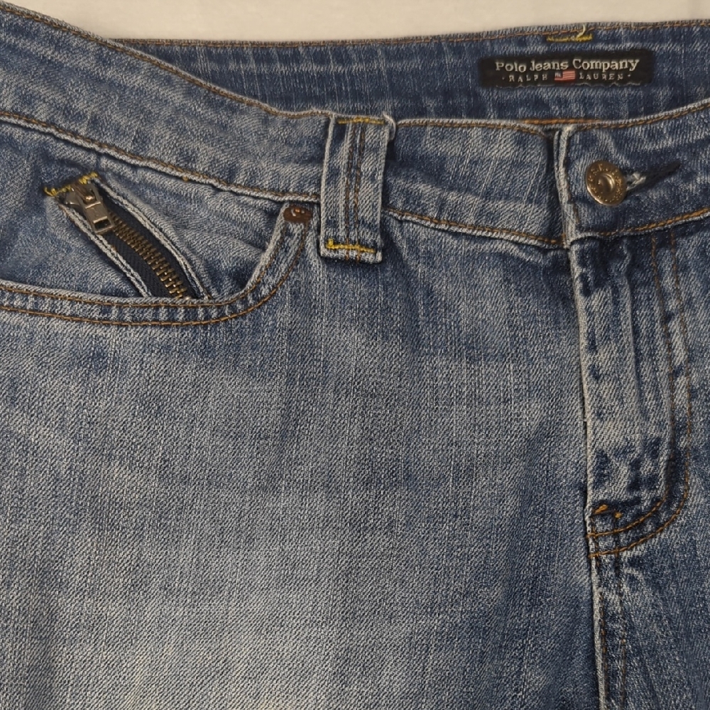 Polo Ralph Lauren Women's Zip Coin Pocket‎ Cropped Jeans Size 30